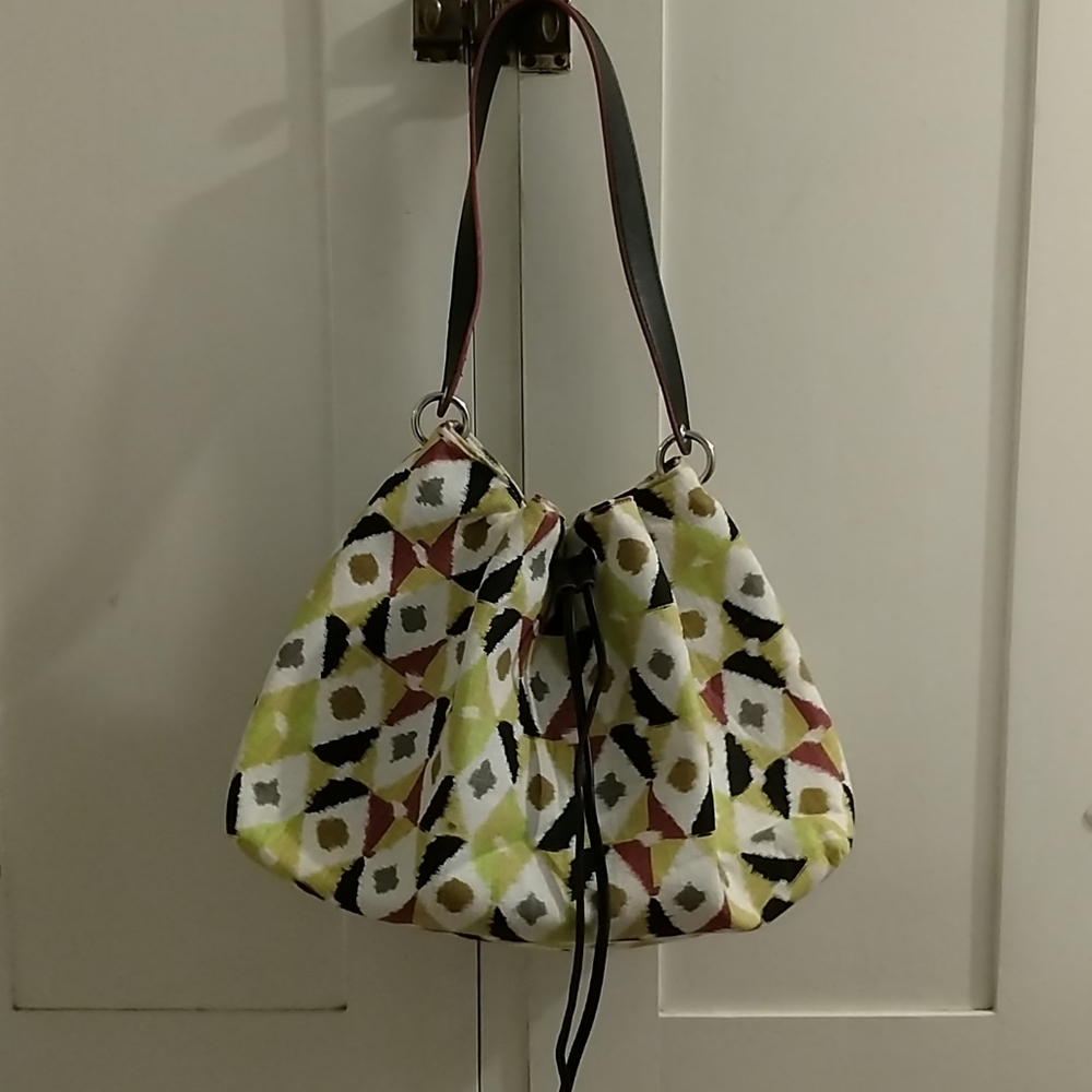 Stephanie Johnson diamond print bag